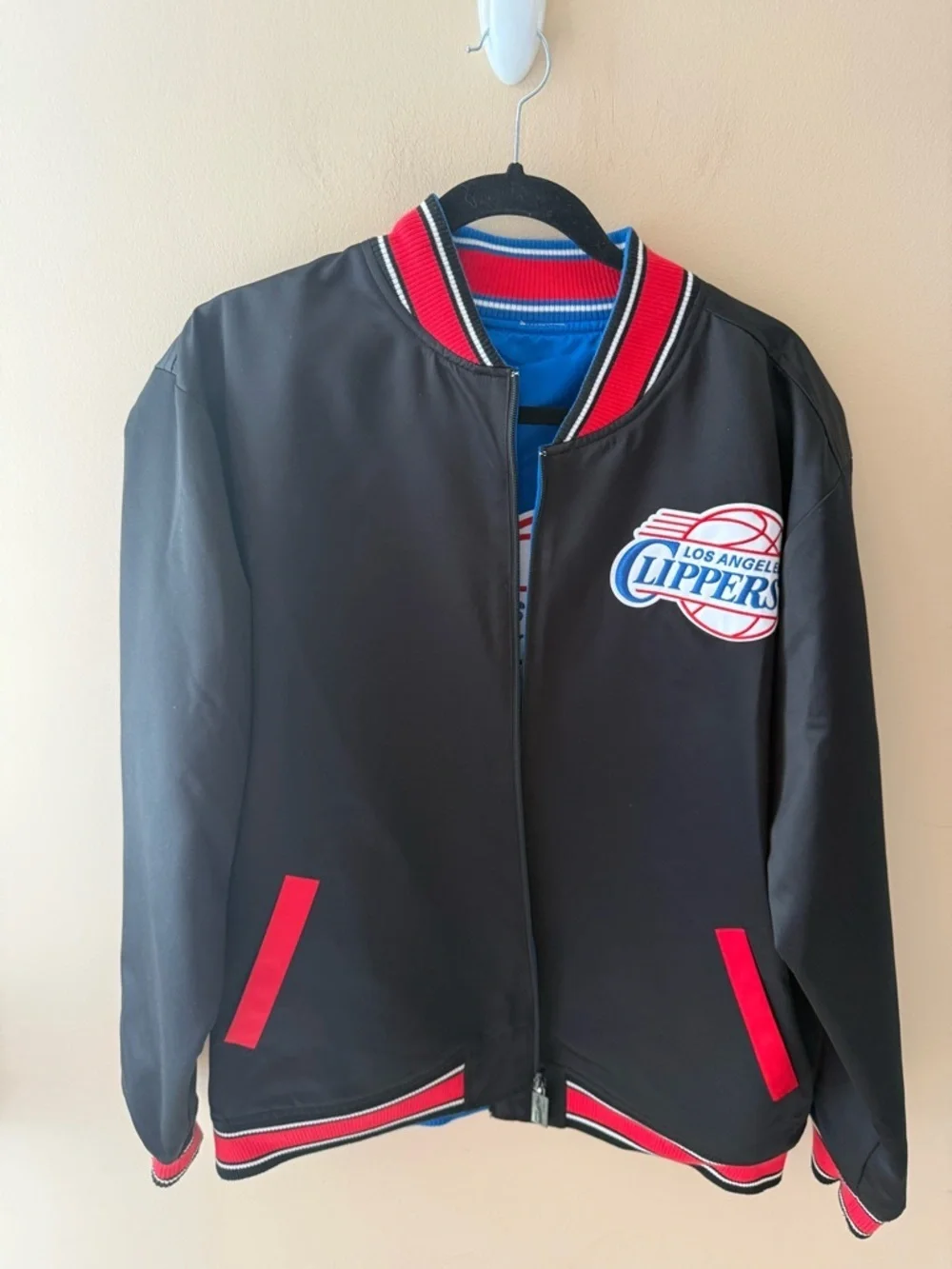 LA Clippers 1983 NBA All-Star Game Reversible Satin Full-Zip Jacket